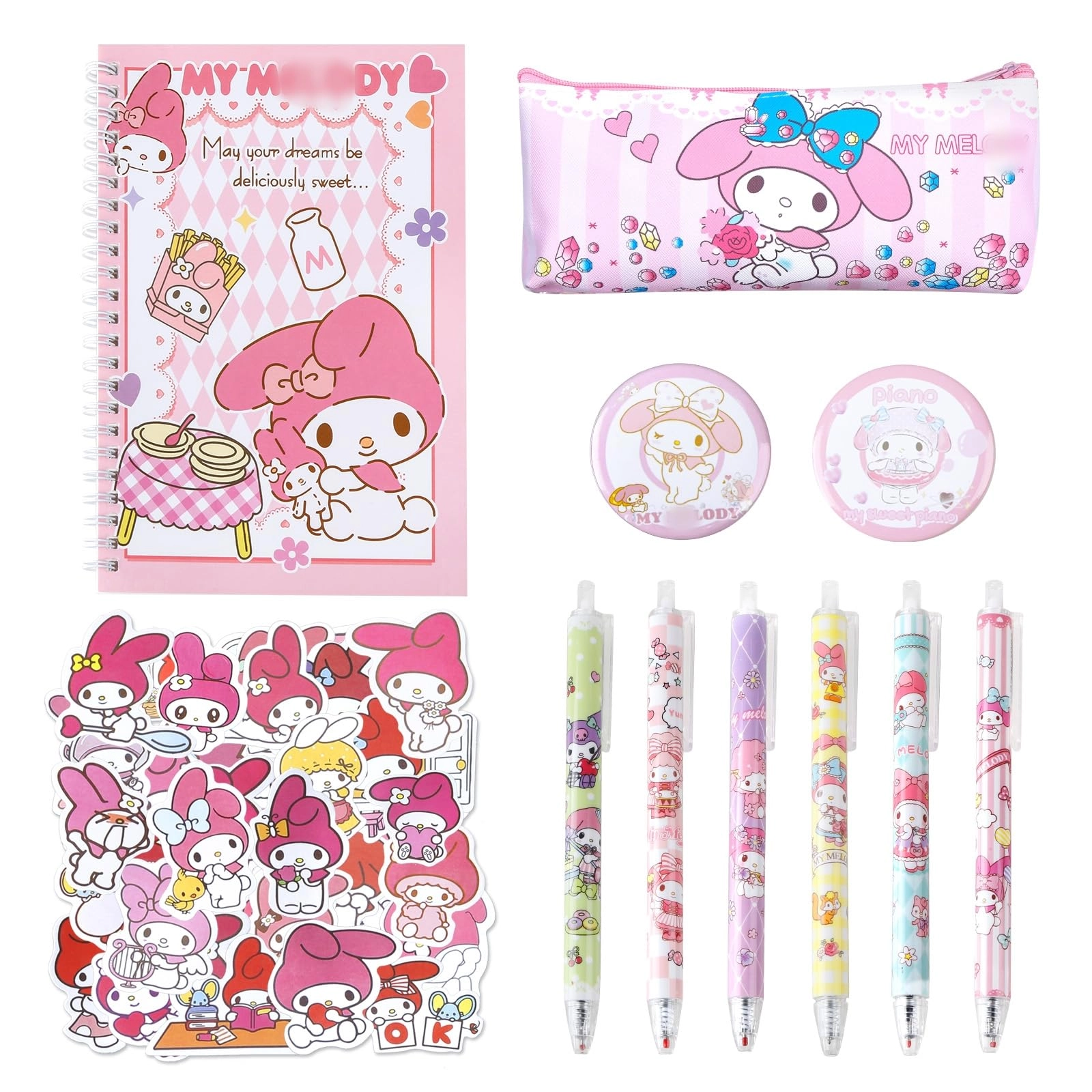 Kawaii Stationery Set - 10.0 Count