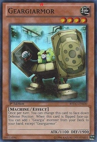 Konami Yu-Gi-Oh!: Return of the Duelist - Geargiarmor - 1st Edition