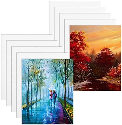 MZA STORES Sublimation Blanks Canvas Pads - 8x10 15pcs