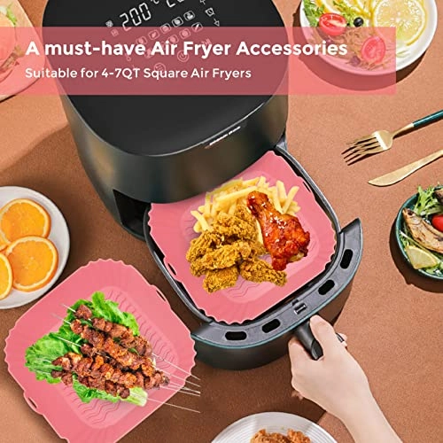Silicone Air Fryer Liners - 2 PCS