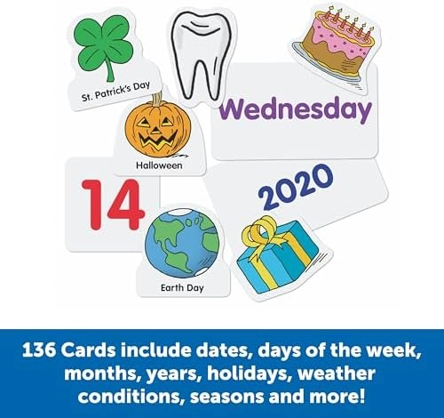 Calendar & Weather Pocket Chart - 3+ 136 pieces