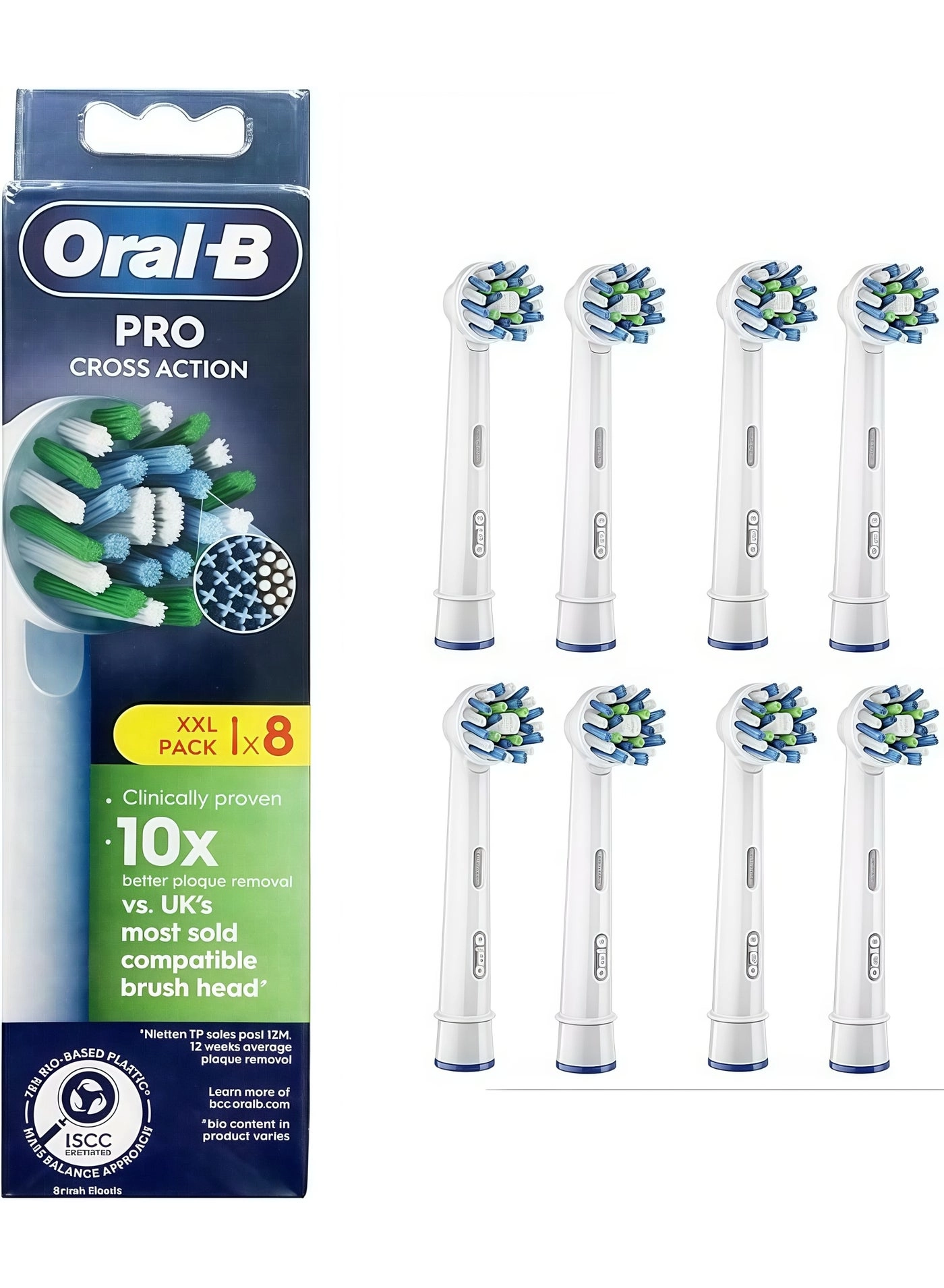 Sensitive Clean - Pack of 8 Extra Soft Bristles