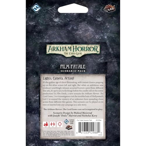Arkham Horror The Card Game: Film Fatale Scenario Pack