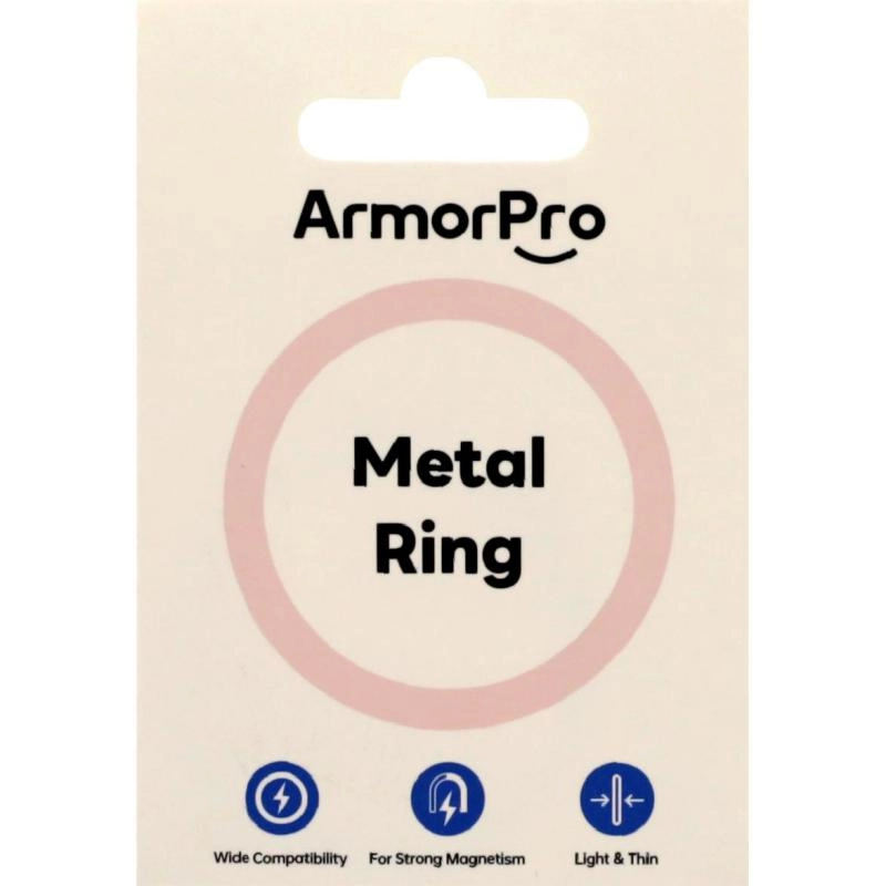 ArmorPro MagSafe Ring - Pink Metal