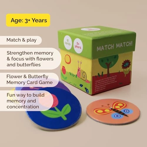 Spring Colors Memory Game - 3 years+
