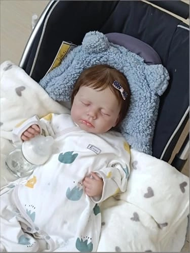 LOULOU Reborn Baby Doll - 20 inch Cotton Vinyl Ages 3+