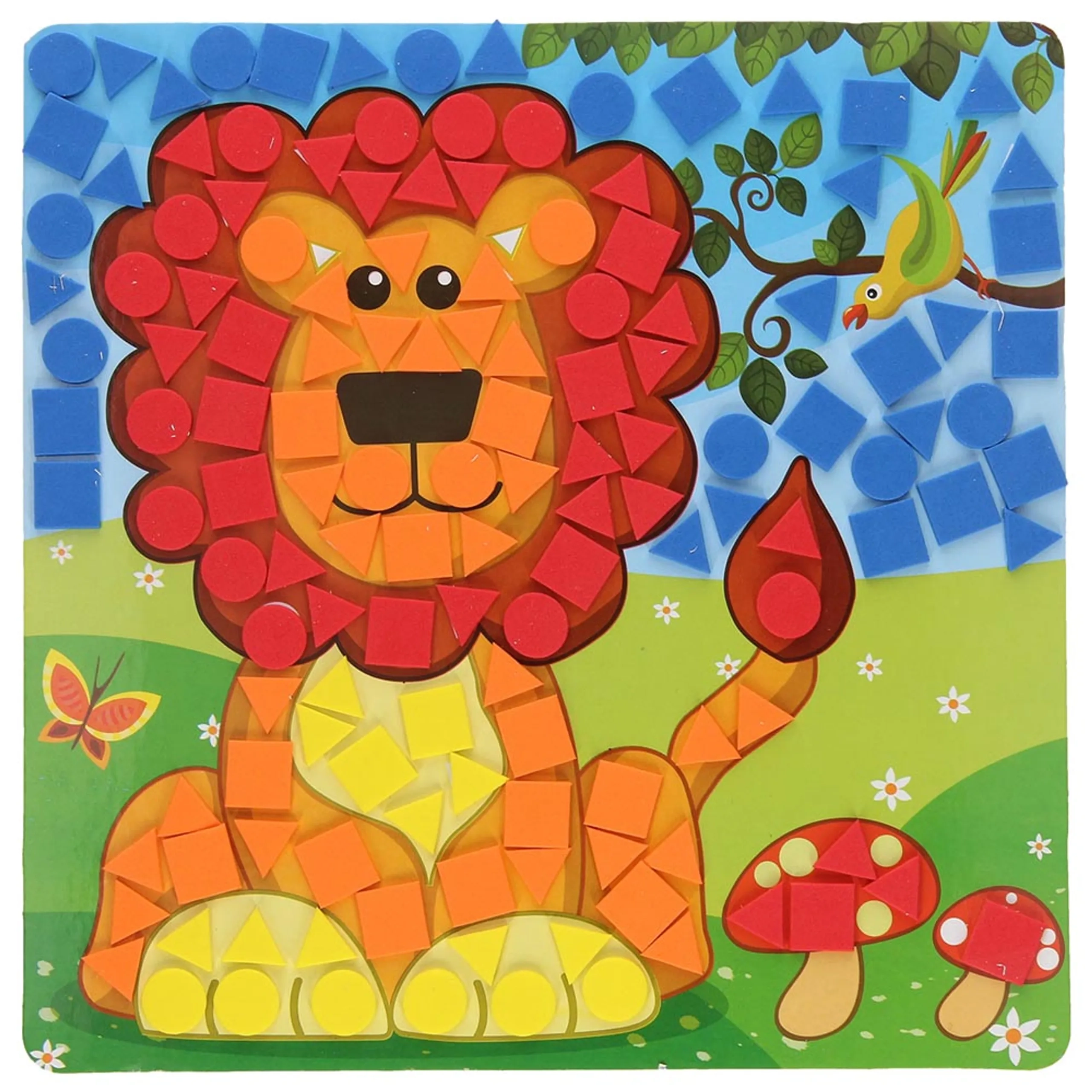 Highland DIY Wild Animals Mosaic Sticker - Wild Animals 700+ pieces