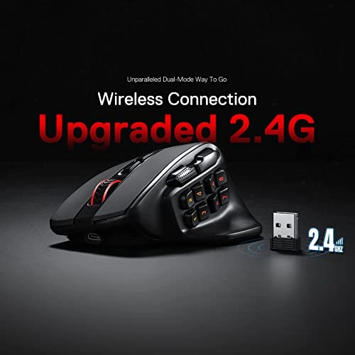 M811 PRO MMO Gaming Mouse - Wireless