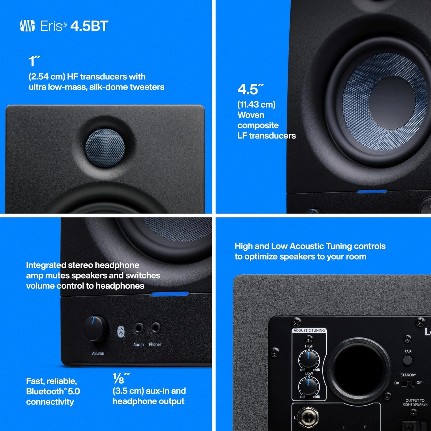 Eris E4.5 BT - Stereo 50 Watts