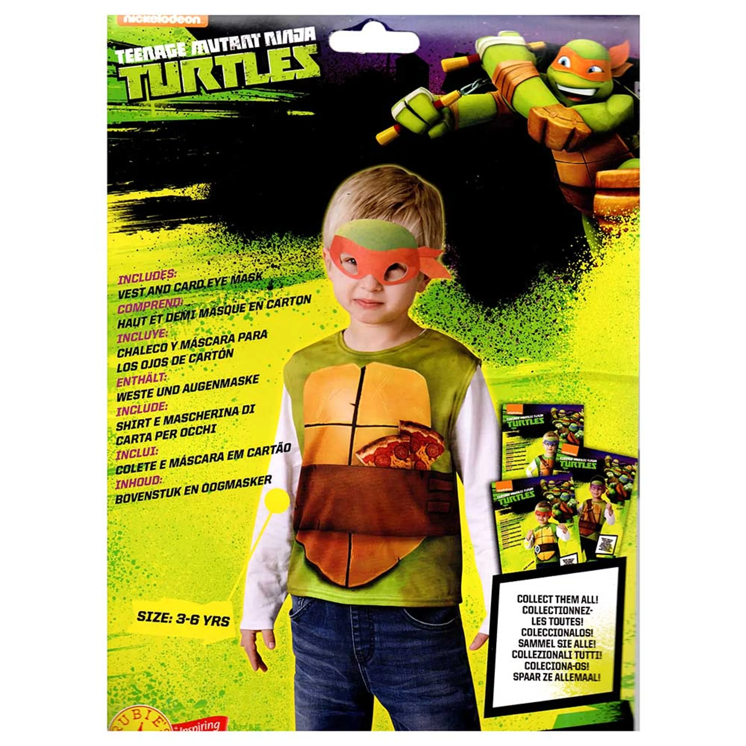 Rubie's Michelangelo - Teenage Mutant Ninja Turtles - 3 to 6 years (HR-82686341523)