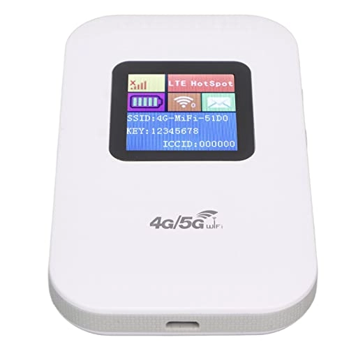 4G WiFi Router - 4G LTE 2100mAh Micro SIM Card Slot Portable
