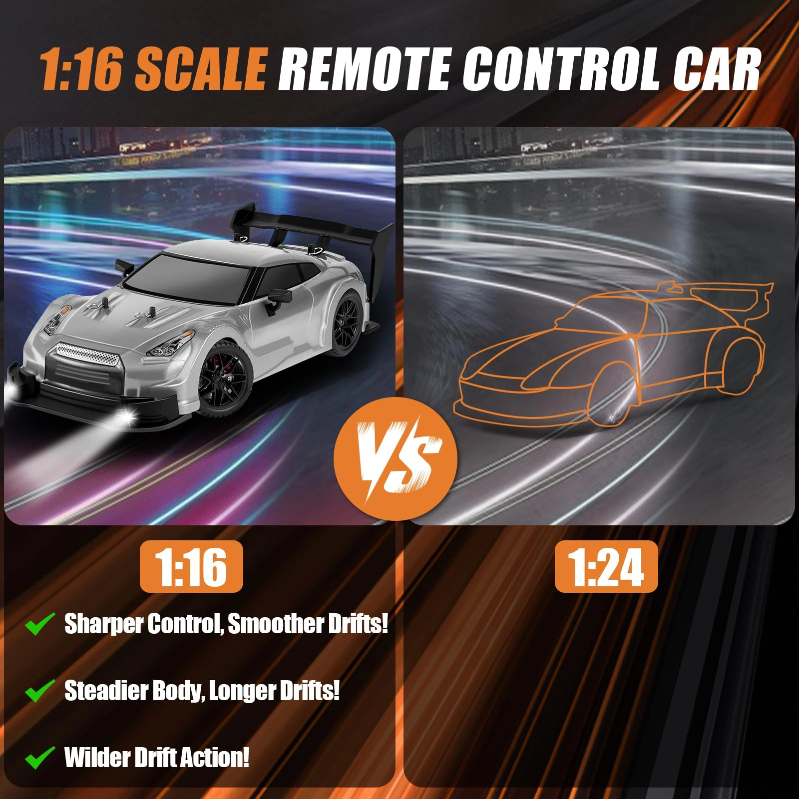 RC Drift Car - 1:16 Scale