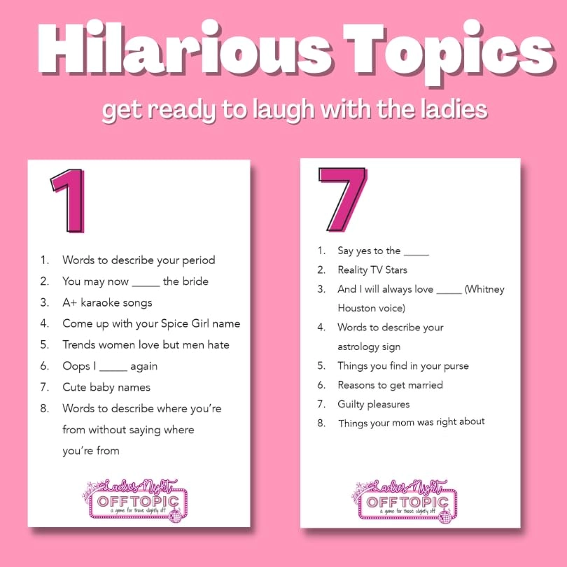 Ladies Night Board Game - 12 months and up