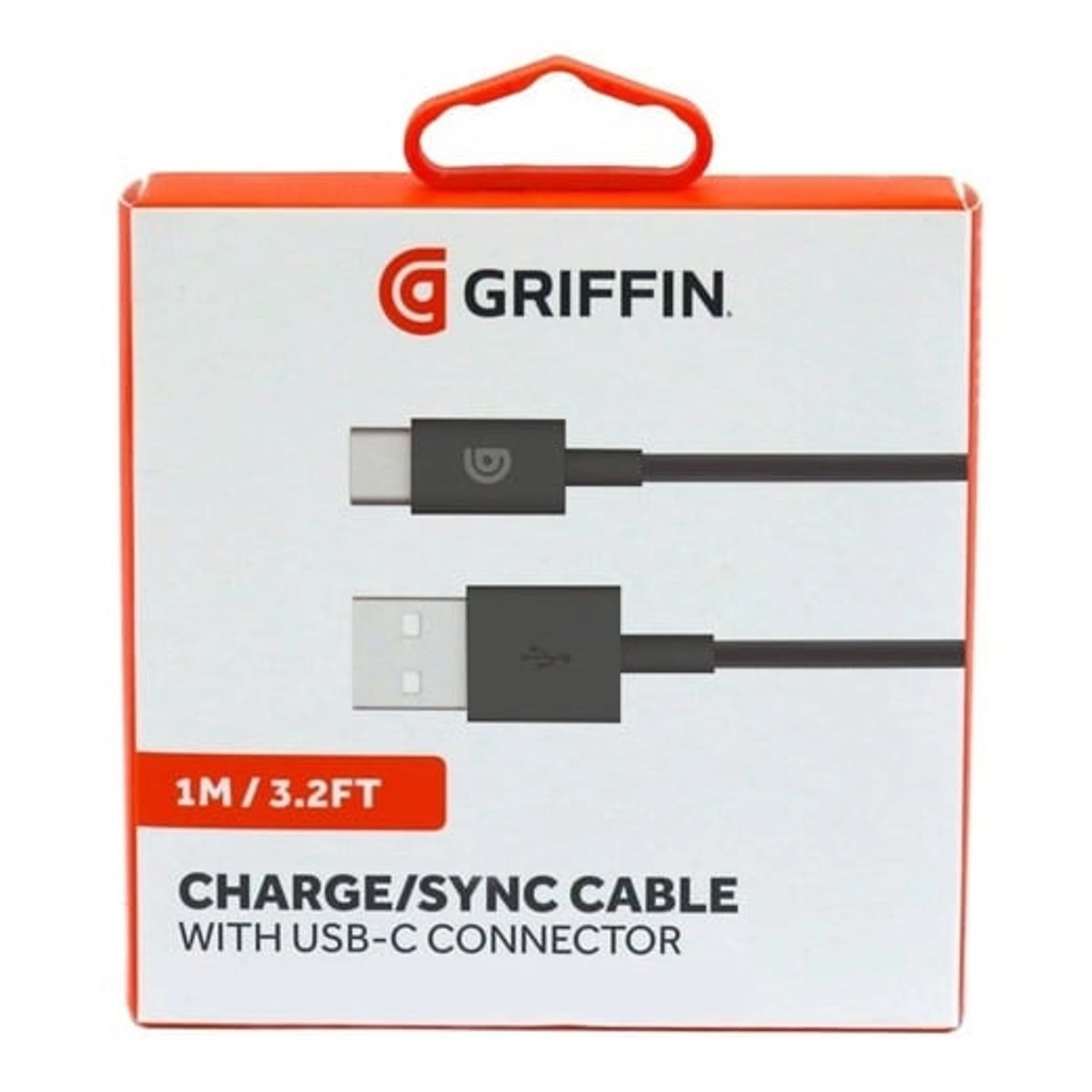 Griffin Charge & Sync Flat Lightning Cable USB to Lightning Charge and Sync 9c m
