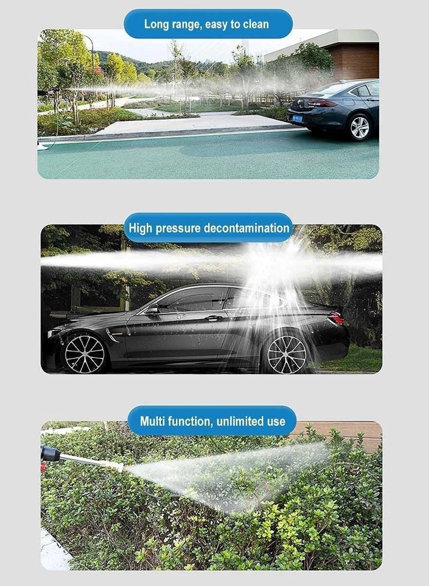 High Pressure Washer - 25V 15A 30Bar Cordless Portable