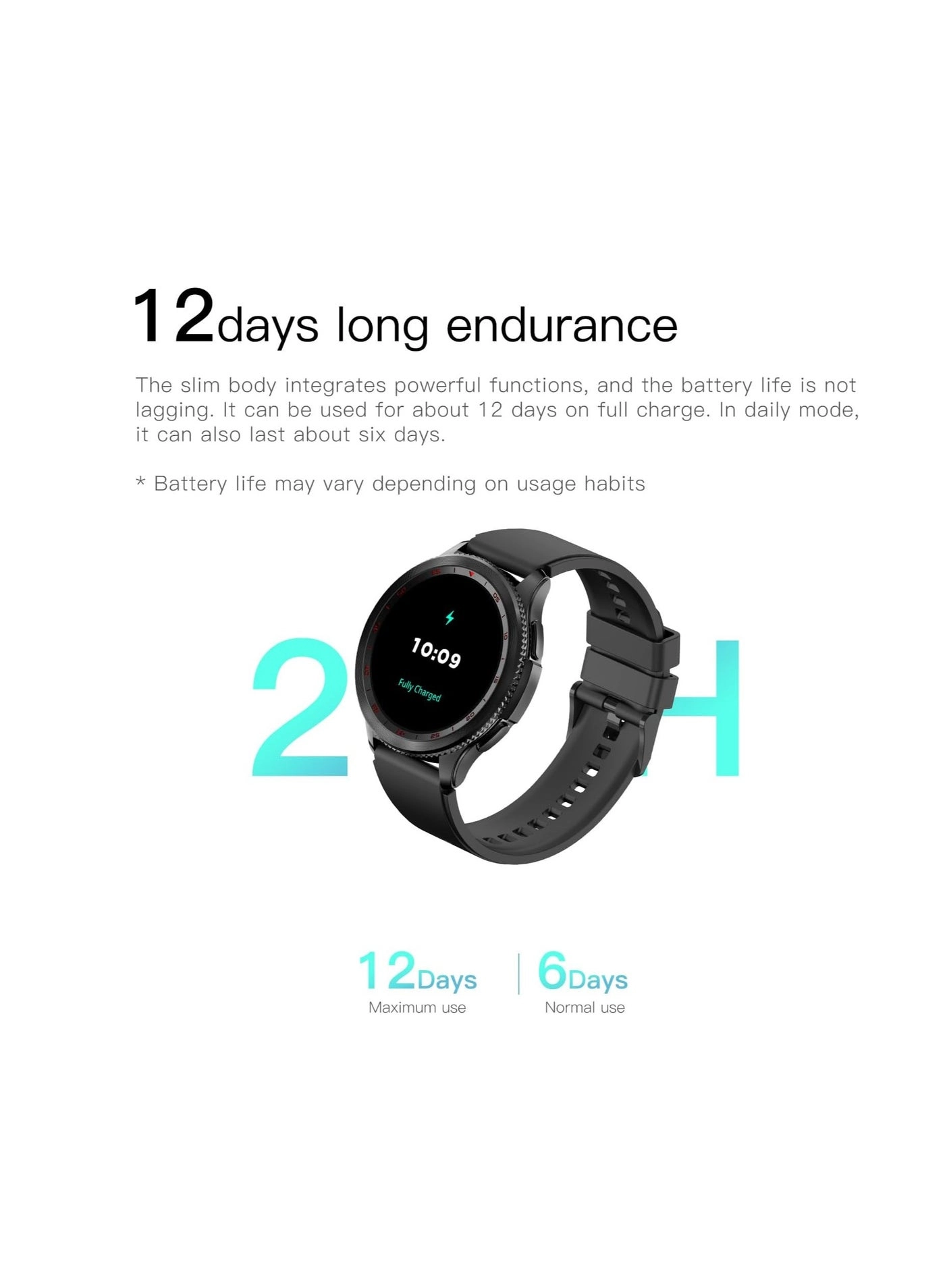 Rotatable Dial Smart Watch - 1.43 inch