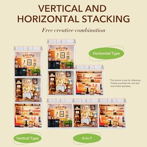 DIY Miniature House Kit - DAILY INSPIRATION CAFE 1:24