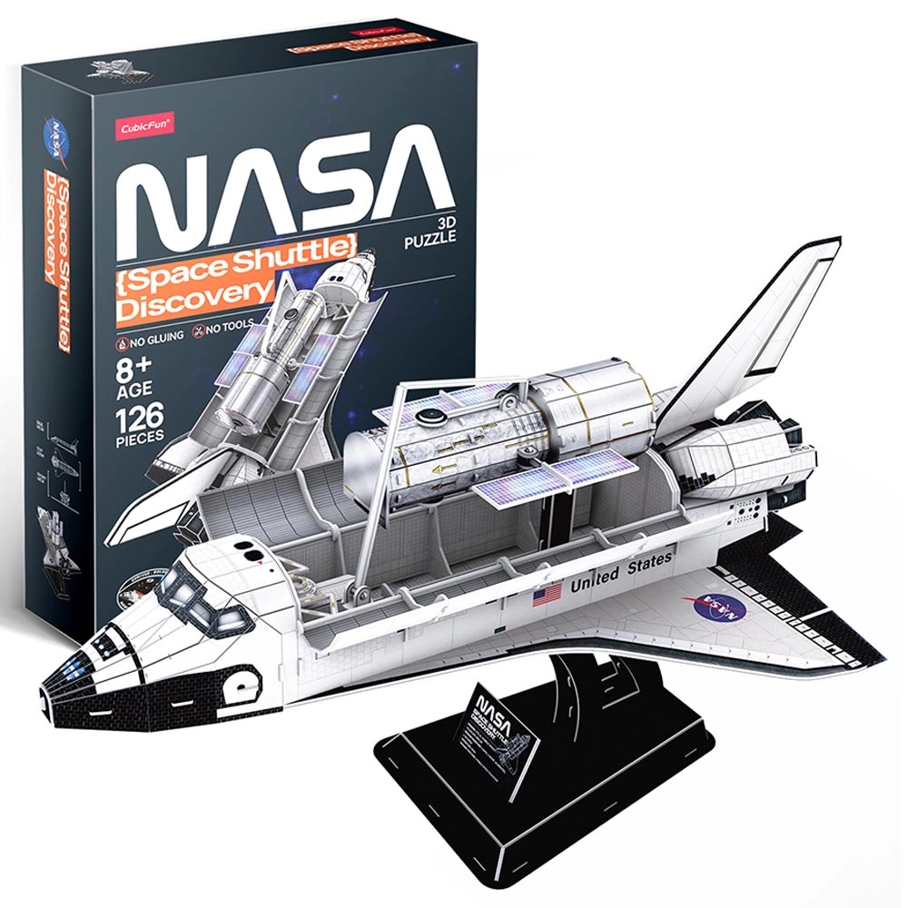 Nasa Discovery 3D Puzzle (ALGT-DS1057H) - 126 pcs