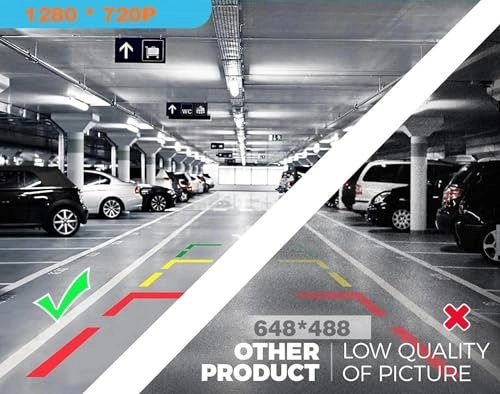 Car Backup Camera - Night vision 6M video cable 720x540