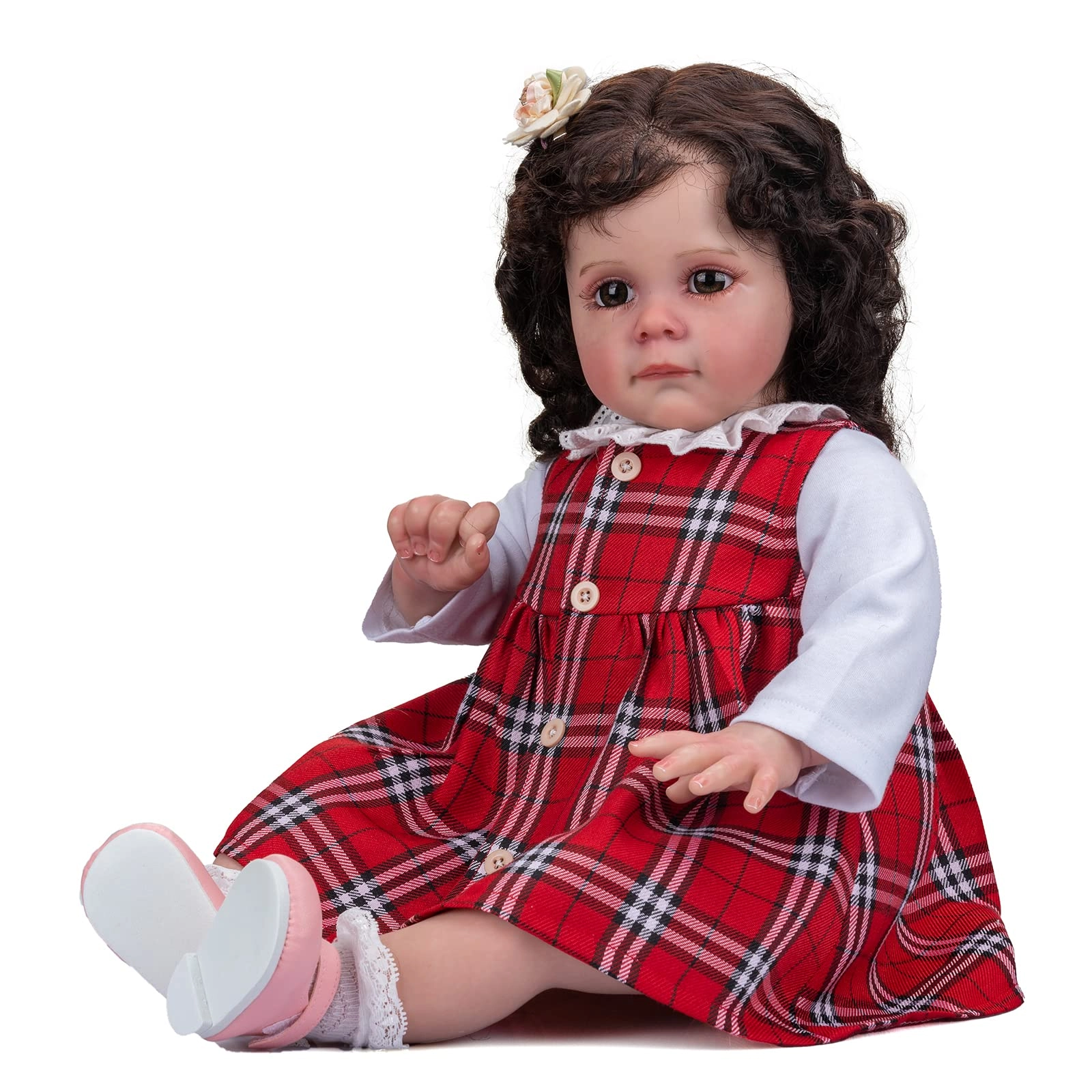 Enjoy with Love Maggi Reborn Baby Doll - 24 inches 60 cm African American Indian