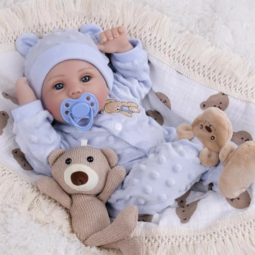 Reborn Baby Doll - 18-Inch Silicone Ages 3+