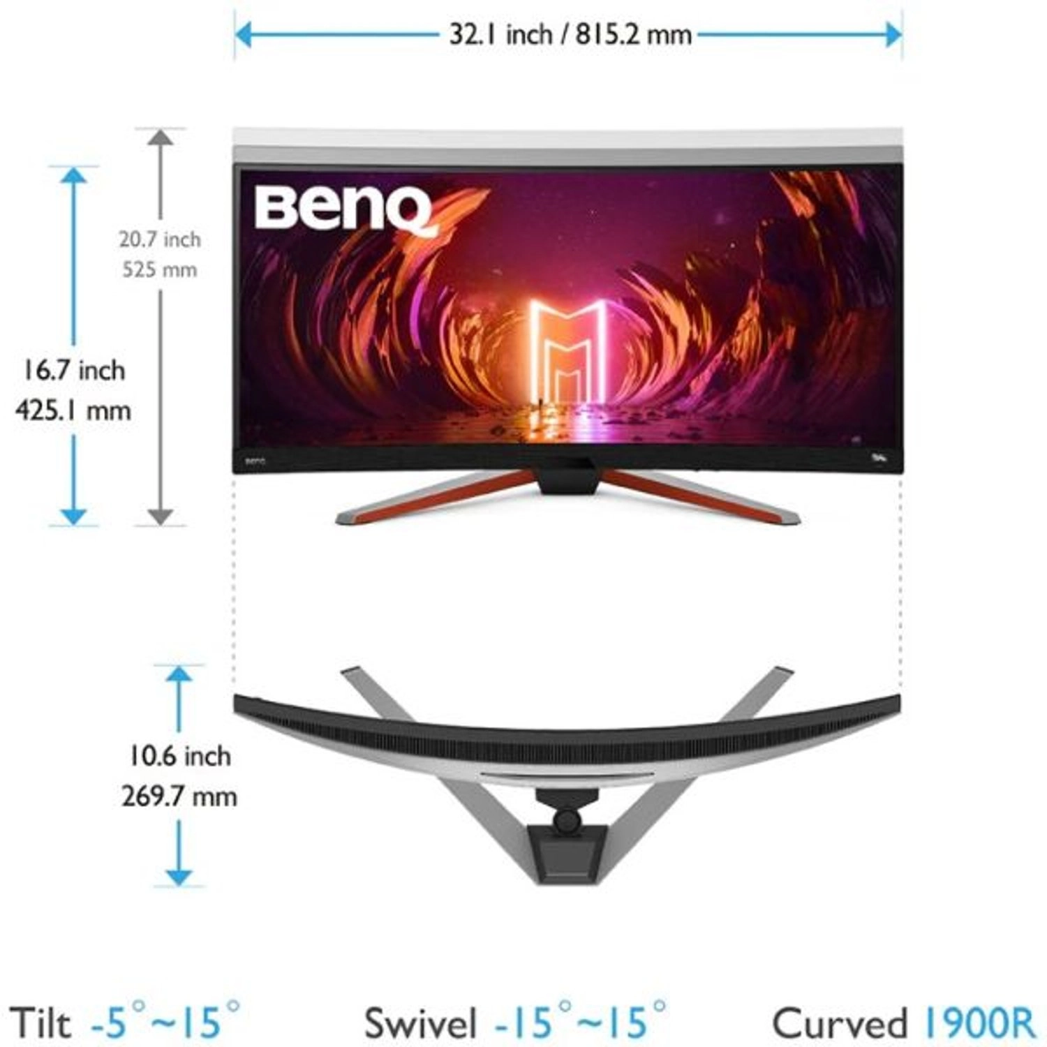 MOBIUZ - BQ-EX3415R 34 Inch 3440 x 1440