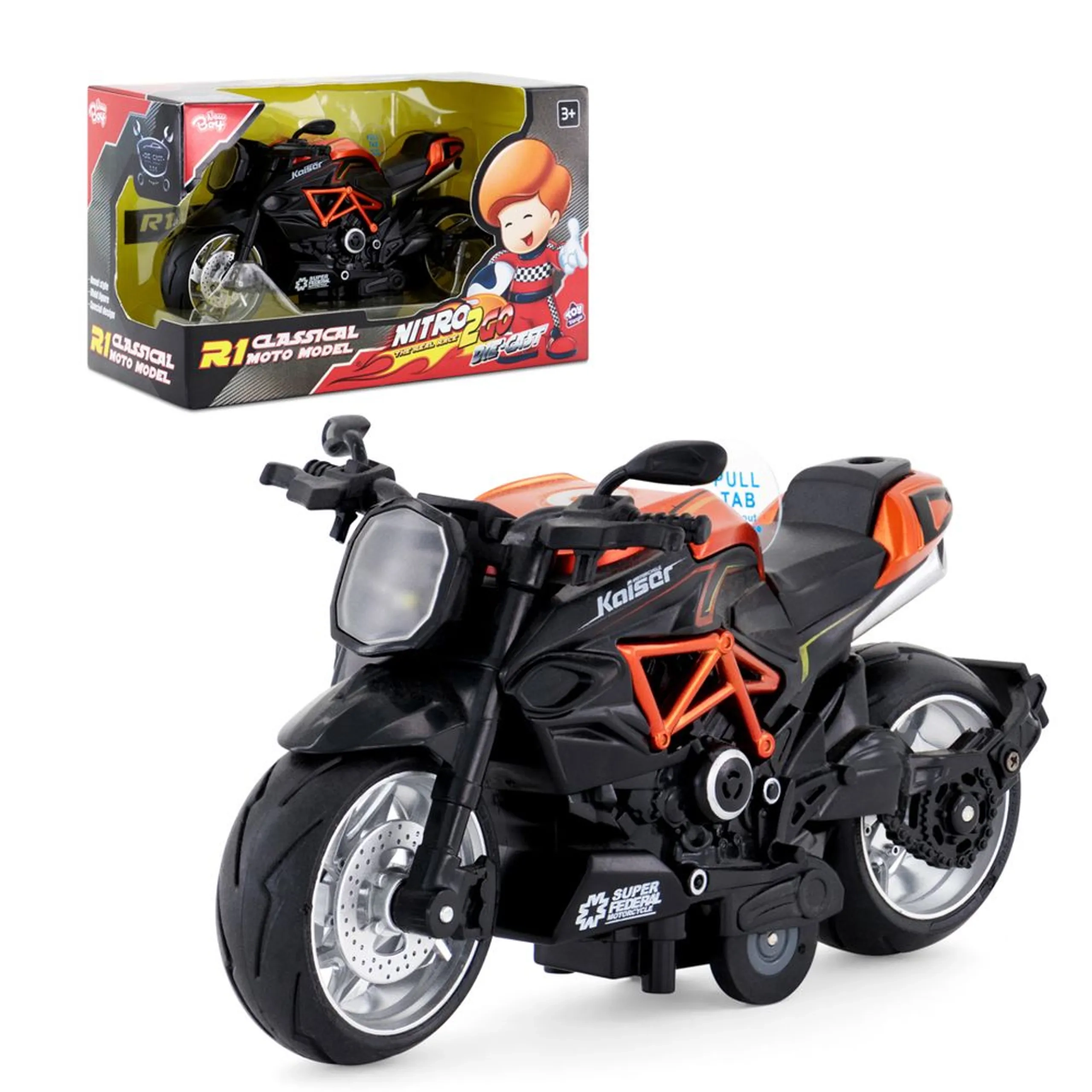 R1 Classical Moto - 1:12 1 Pc