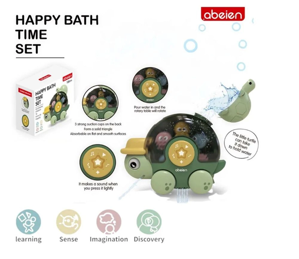 Fun Water Playing Turtle - Green 18 Months