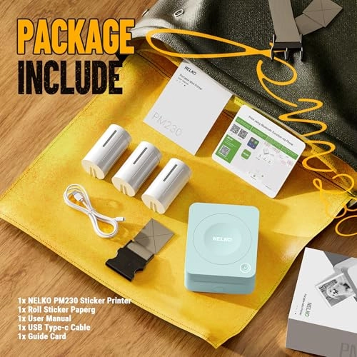 PM230 - Bluetooth 3 Rolls Paper WHITE