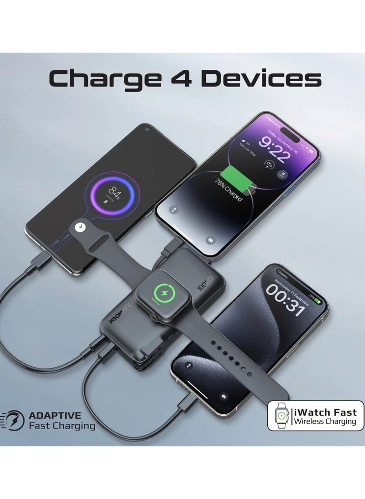 Ultra-Compact Wall Charging Power Bank - 10000mAh 22.5W Fast charging