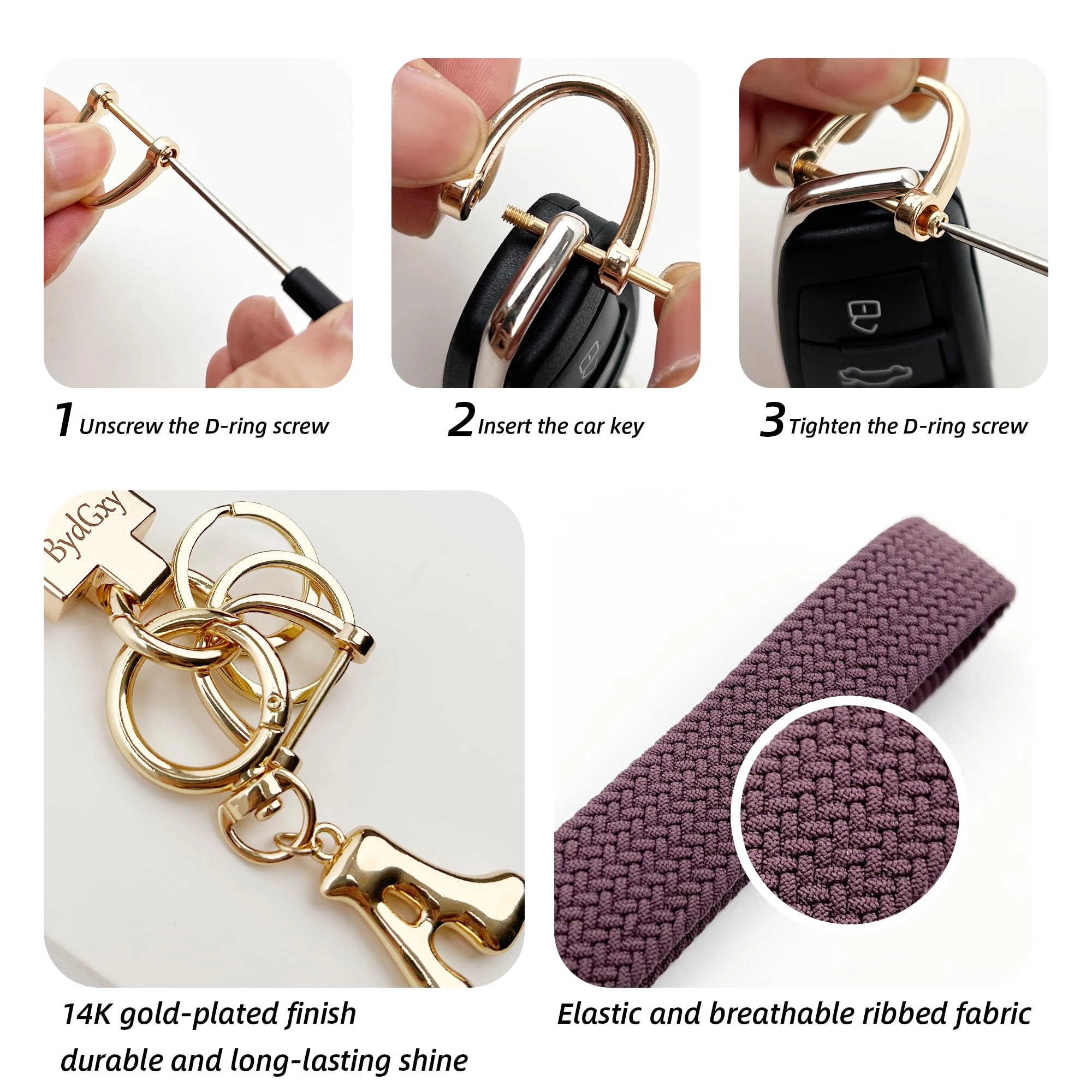 Initial Keychain - Letter