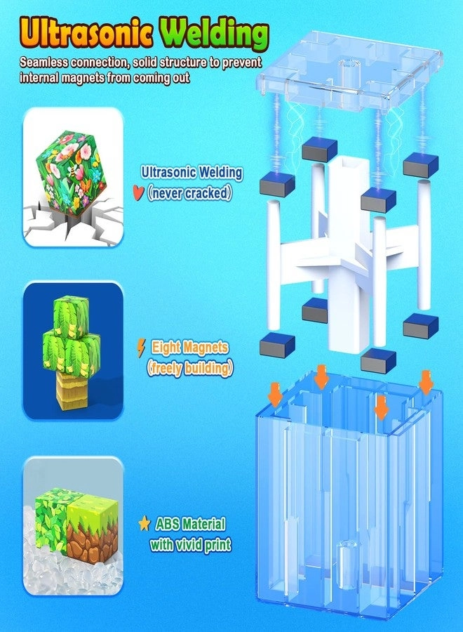 Magnetic Blocks - 150pcs Jungle Adventure