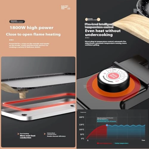 Electric Griddle - 8 zone(s) 37*24.5 CM