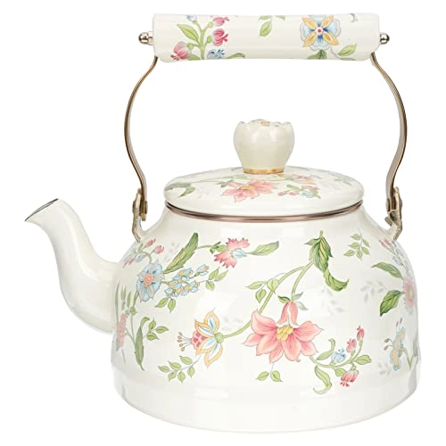 Glass Teapot - Enamel 2.5 Liters