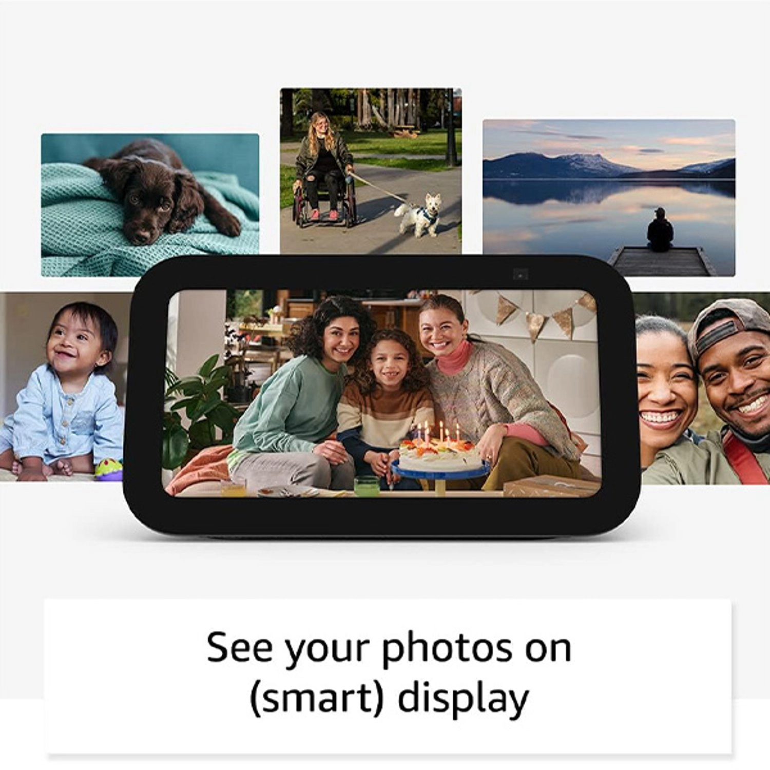 Echo Show 5 3rd Gen - Alexa Charcoal - 2MP Camera, Wi-Fi 5 (802.11ac)