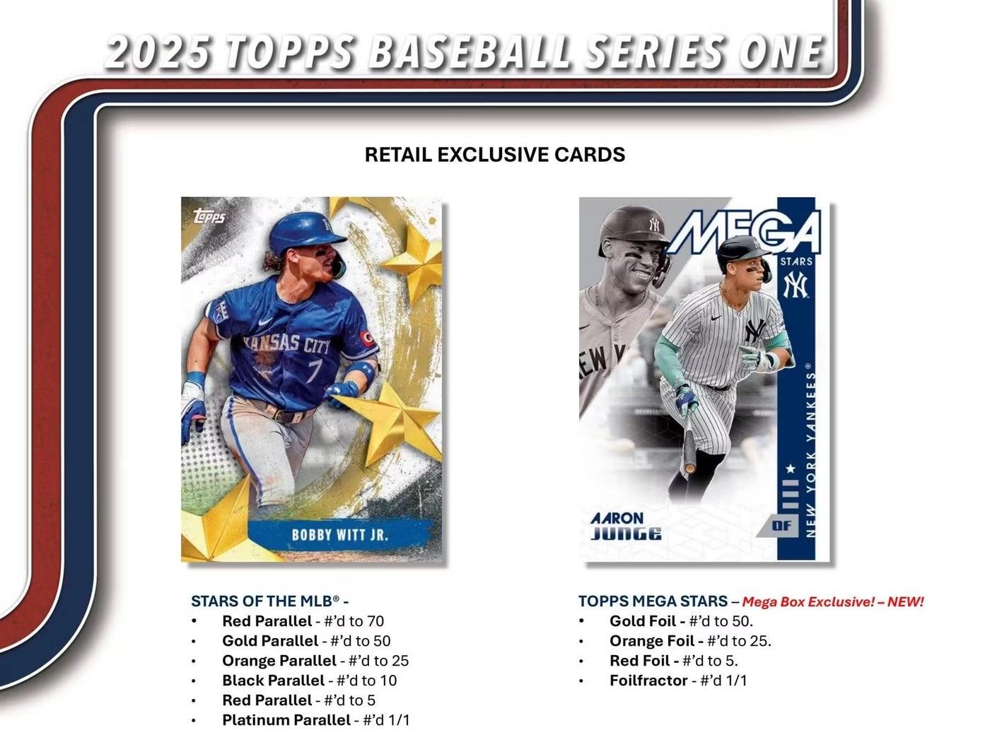 2025 Series 1 Baseball MLB Jumbo Fat Pack - 36pcs