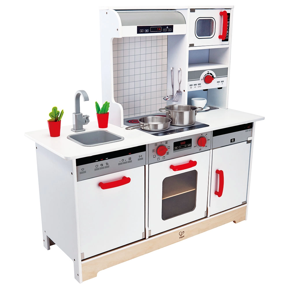 All in 1 Kitchen Playset - 15pcs + Little Chef Apron Set - 5pcs (BNDLE0091)