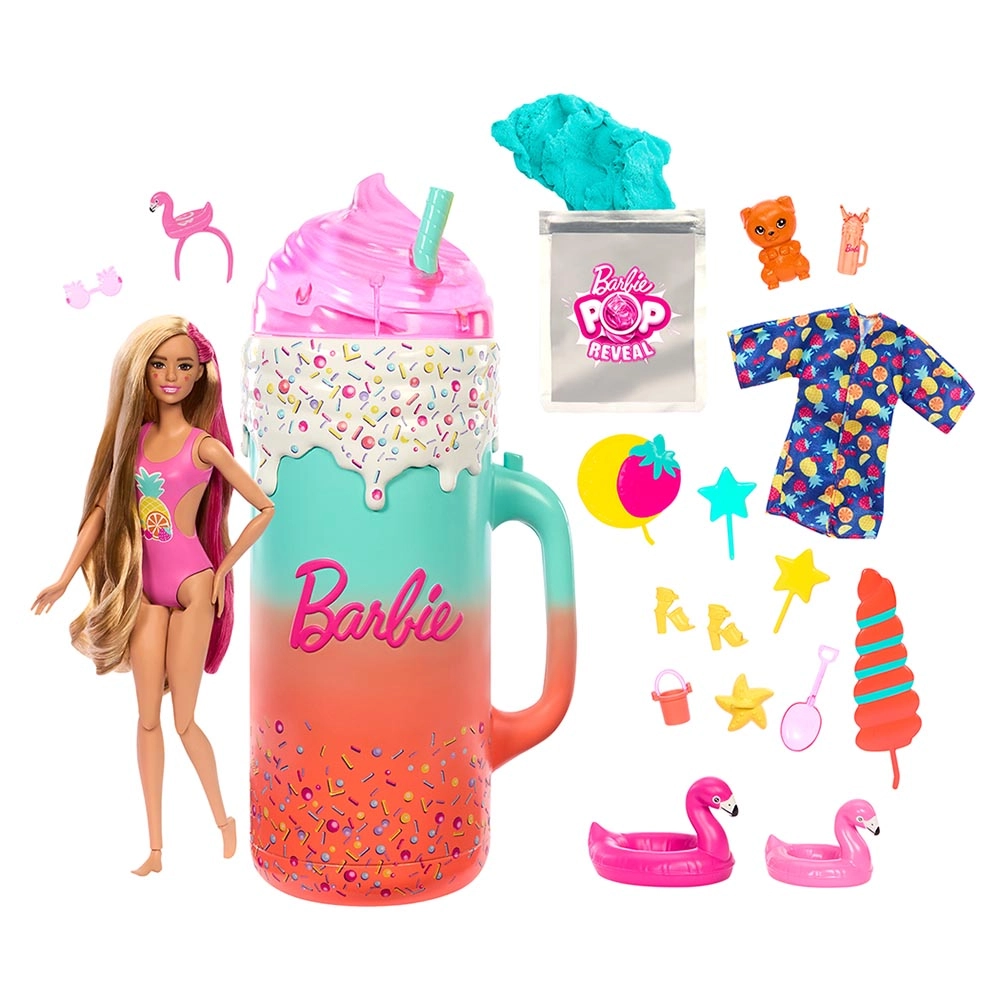 Barbie Pop Reveal Rise & Surprise - Scented Doll 15+ Surprises Ages 3+ Gift Set