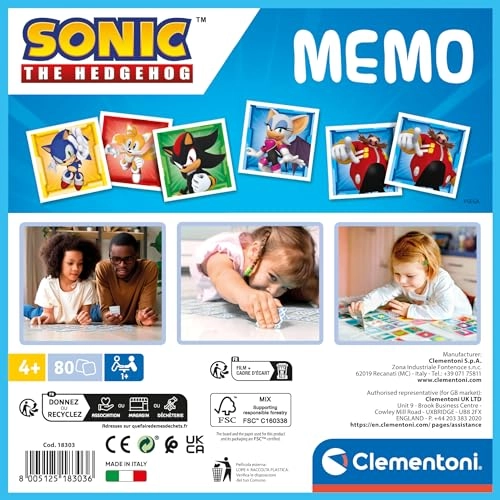Memo Sonic - 4-6 Years 80 pieces
