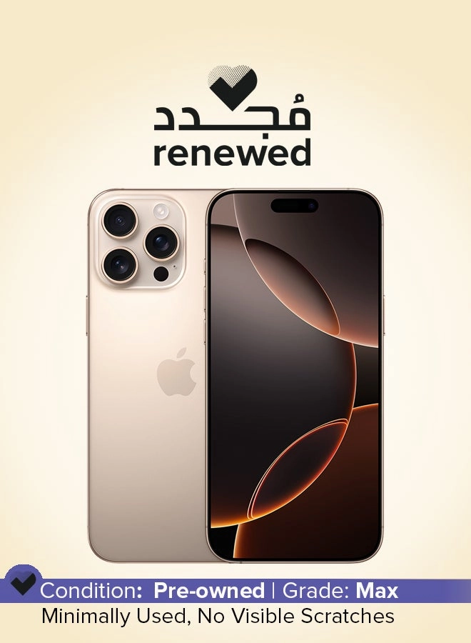 (Renewed) iPhone 16 Pro Max - 512GB