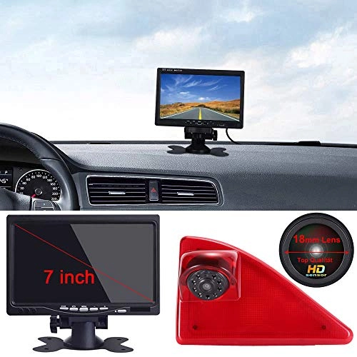 Rear View Camera + TFT LCD Screen Car Monitor - 7 Inches
