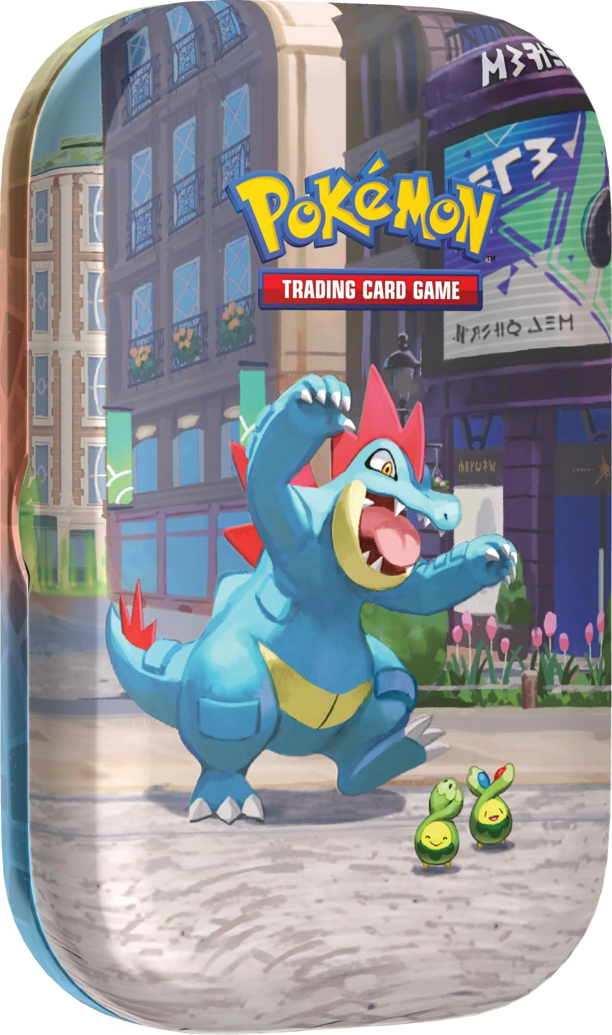The Pokémon Company International Lumiose City Mini Tin - Feraligatr/Budew 2 Expansion Packs