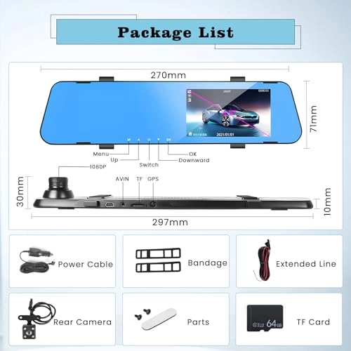 Dash Cam - FHD1080P 1920 x 1080 30FPS