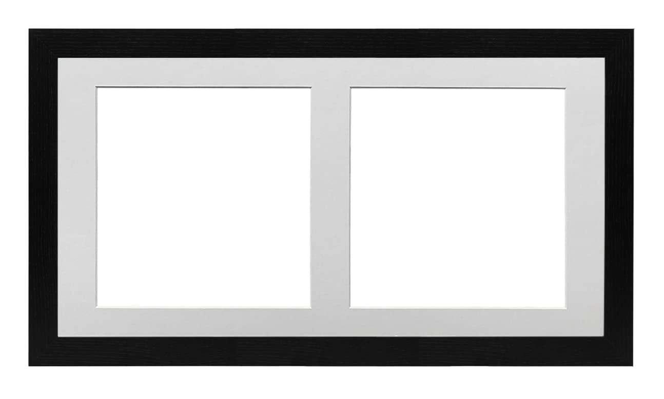 memory box Multi Aperture Picture Frame - 20x10 for 8x8 (x2)