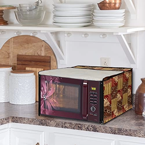 Microwave Oven Cover - 20 Liters Multicolor