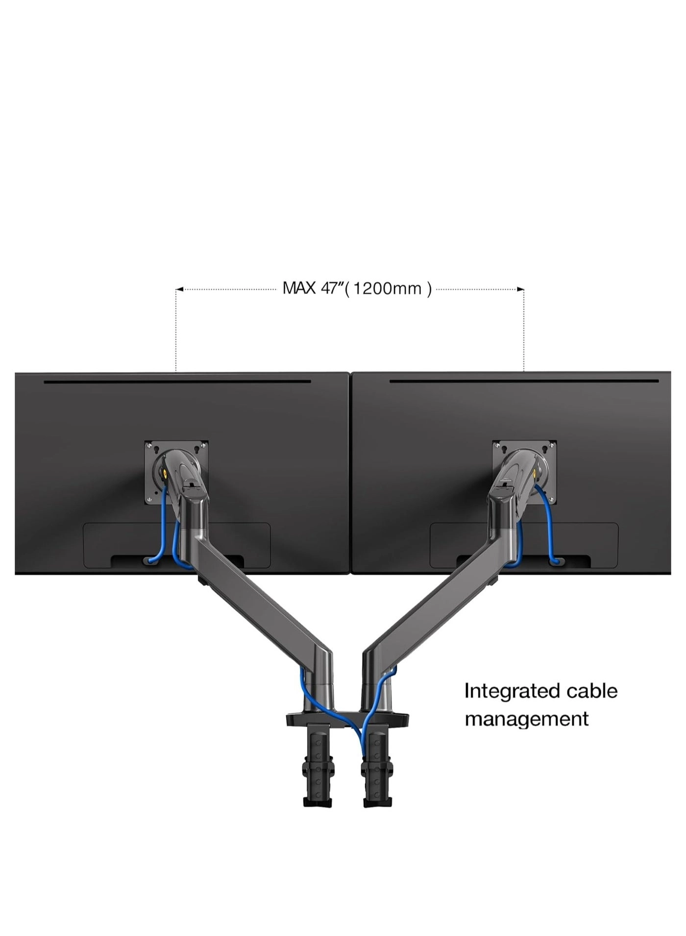 F195A - Dual Arm 32 in 75x75mm 100x100mm