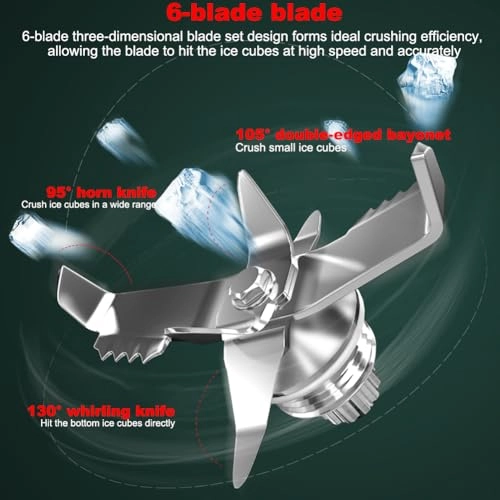 Electric Smoothie Machine - 2000ml 1000W