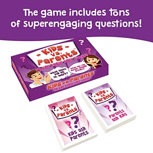 Kids vs Parents Charades - 6 years and up 54 cards