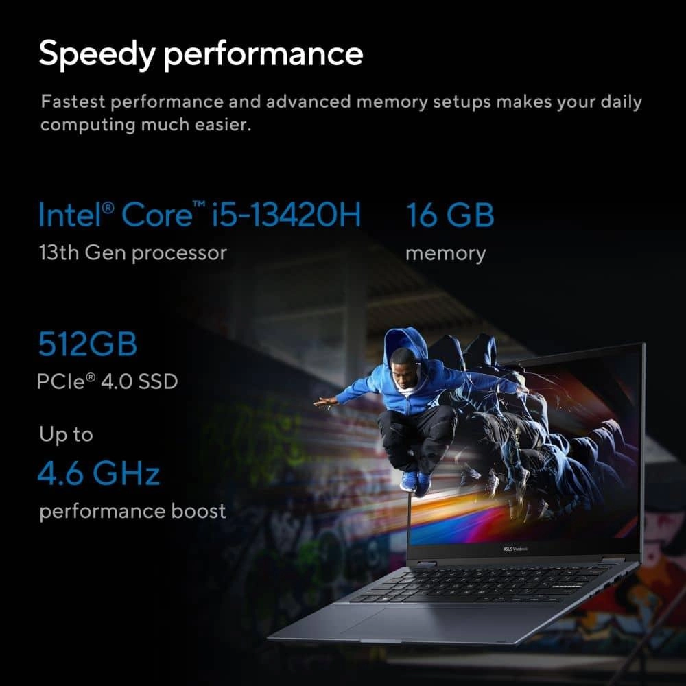 Vivobook S14 Flip TP3402VA-LZ669W - 14'' Core i5-13420H 16GB DDR4 512GB SSD