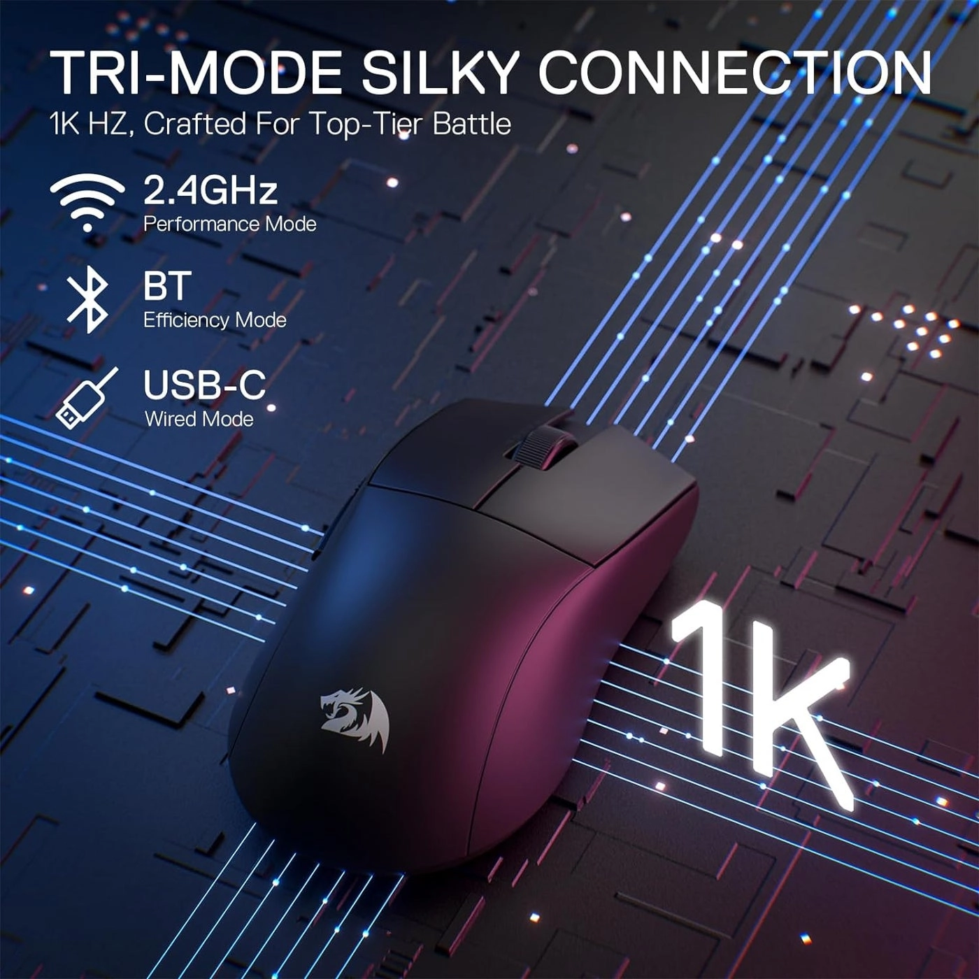 M916AK-PRO Gaming Mouse - Wireless